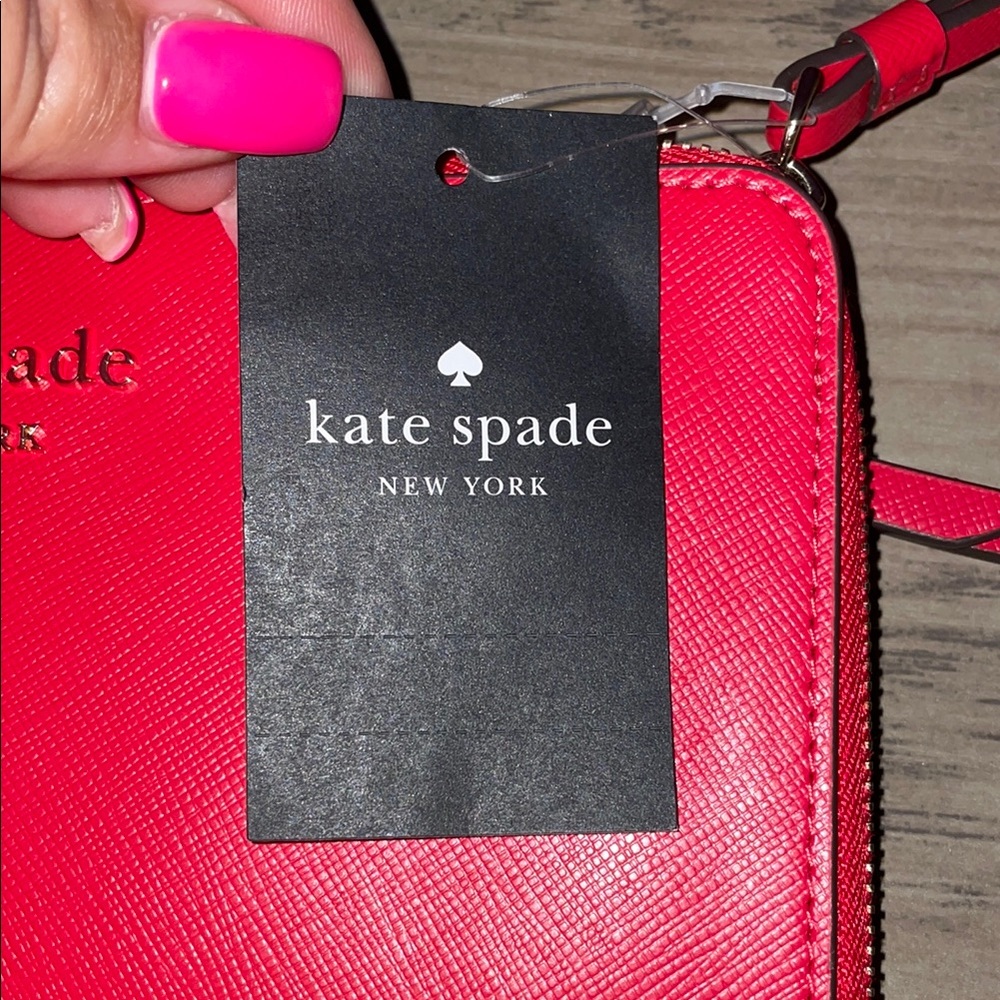 Kate Spade Red Clutch - Picture 5 of 10
